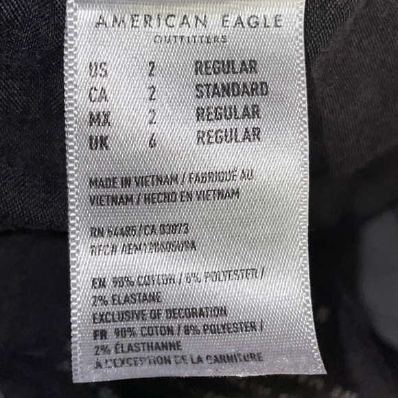 •AMERICAN EAGLE•LIGHT GRAY NE(X)T LEVEL STRETCH SUPER HIGH-RISE JEGGING SIZE 2 - Picture 11 of 11